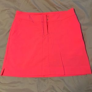 Under Armour Neon Pink Golf Skort